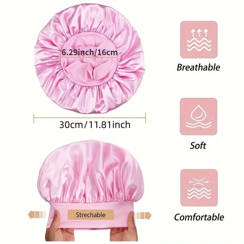 Silk Heatless Curling Set with Satin Bonnet