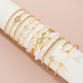 Luxury Gold Charm Bracelet Set