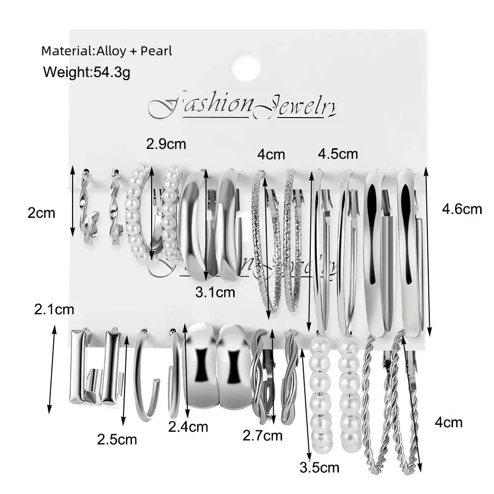 24-Piece Vintage Fashion Jewelry
