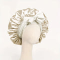 Adjustable Satin Bonnet with Tie