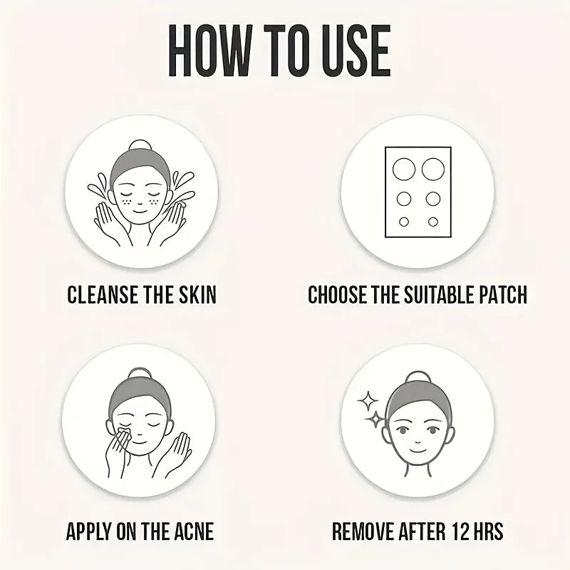 Clear Pimple Patch Stickers