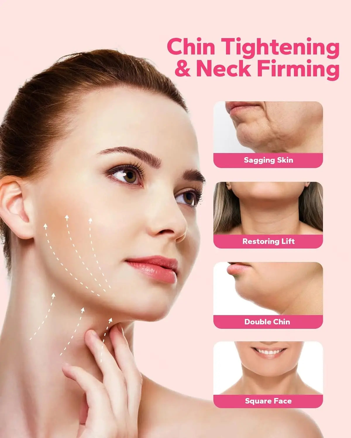 Reuseable Neck Tightening Strap-Double Chin Reducer