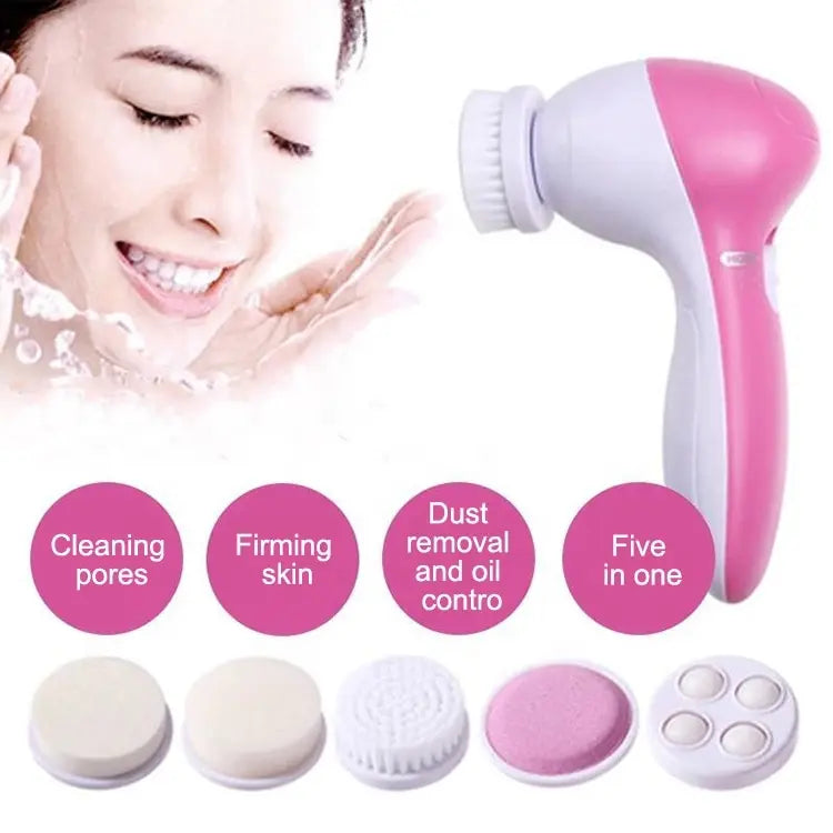 5-In-1 Electric Facial Cleansing Brush
