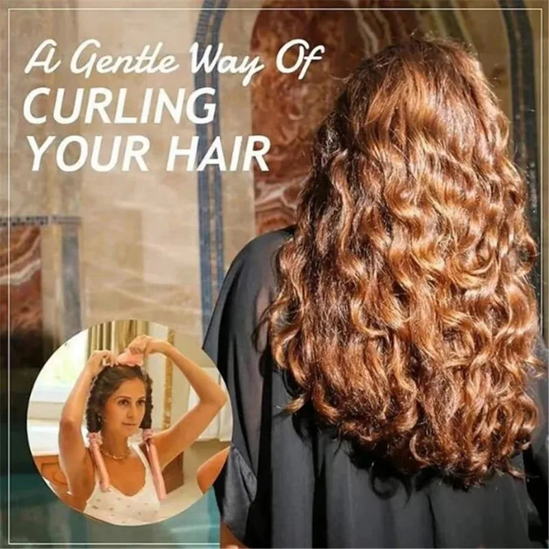 Silk Heatless Curling Set with Satin Bonnet