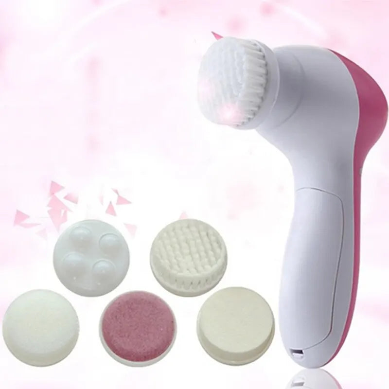 5-In-1 Electric Facial Cleansing Brush