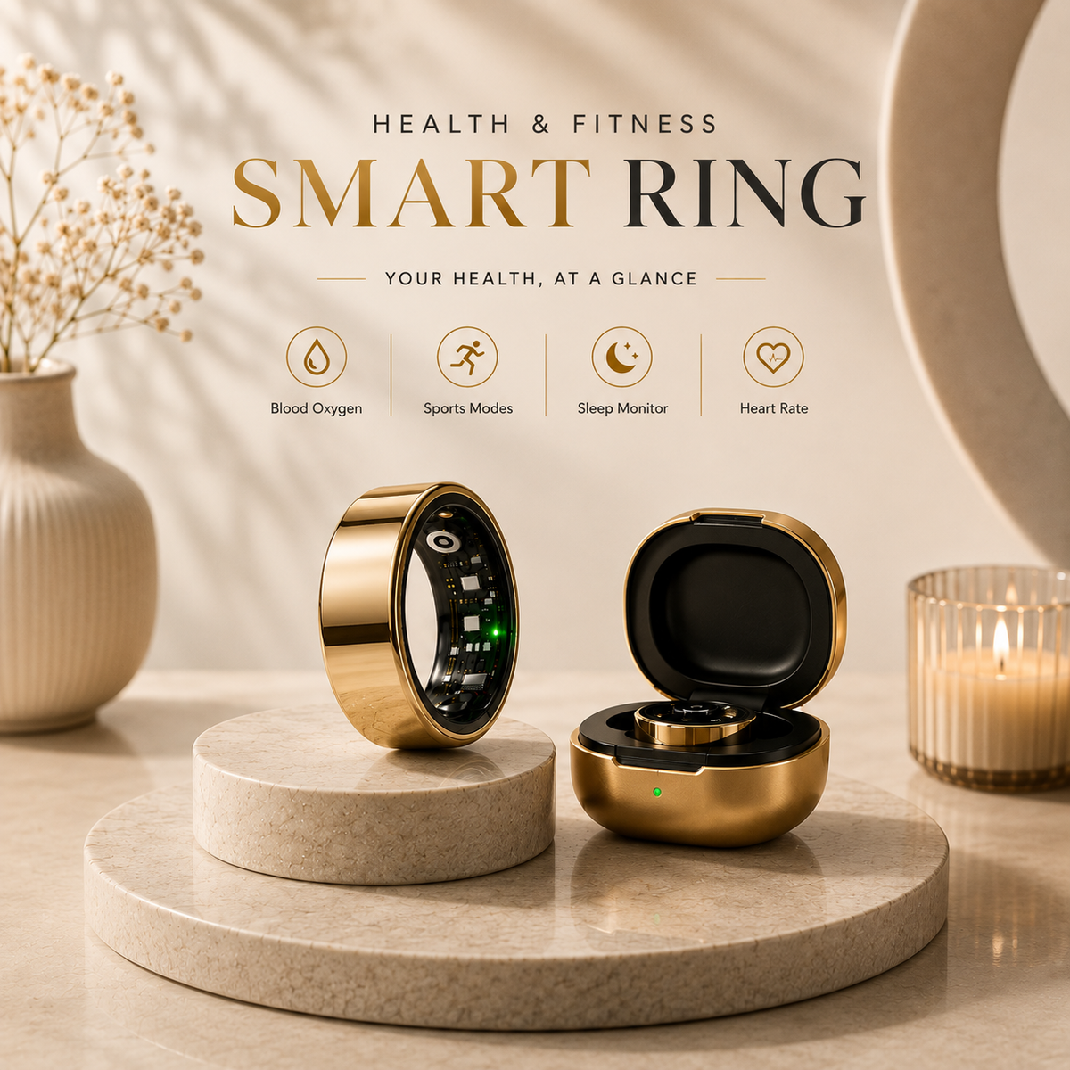 Health and Fitness Smart Ring