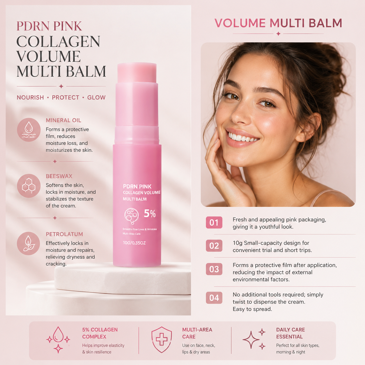PDRN Pink Collagen Volume Multi Balm