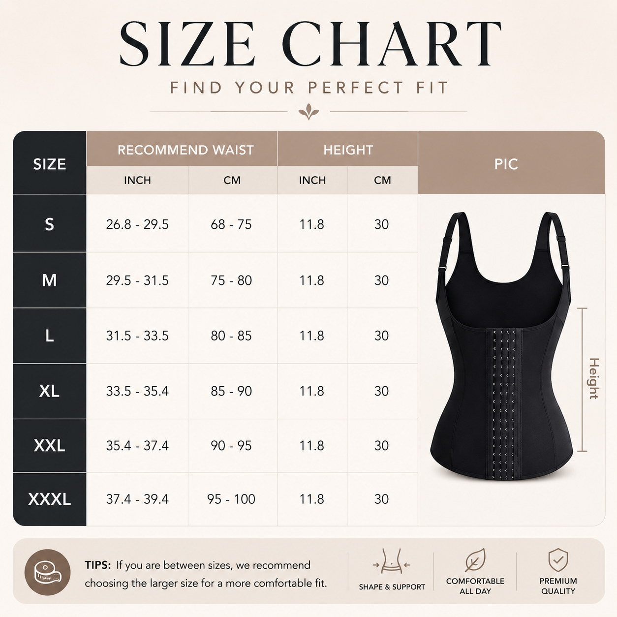 SculptFit Compression Waist Trainer Vest